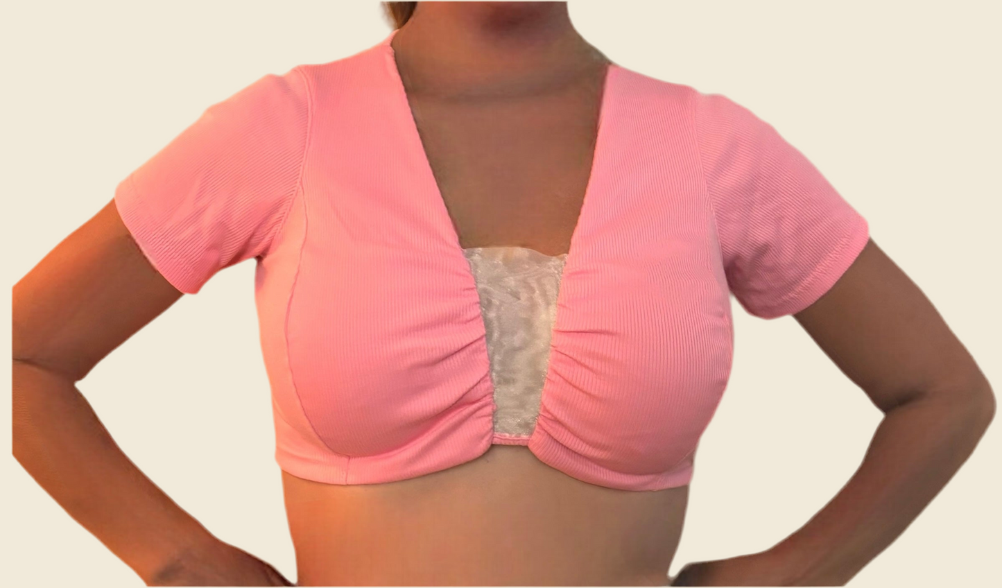 Crop Top Stretch Blouse