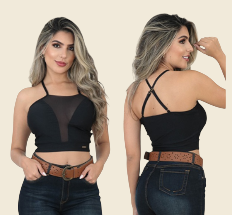 Summer Tank Top with Mesh