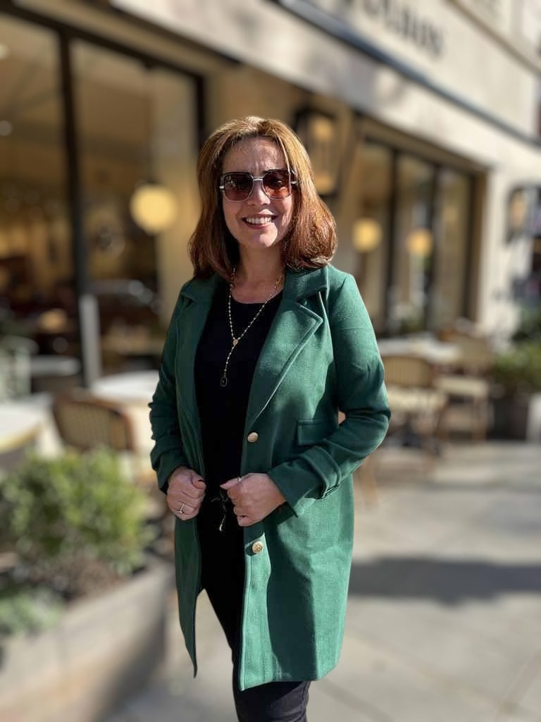 Deep Green Coat with Gold Buttons – Mar-a-Mar Fashion